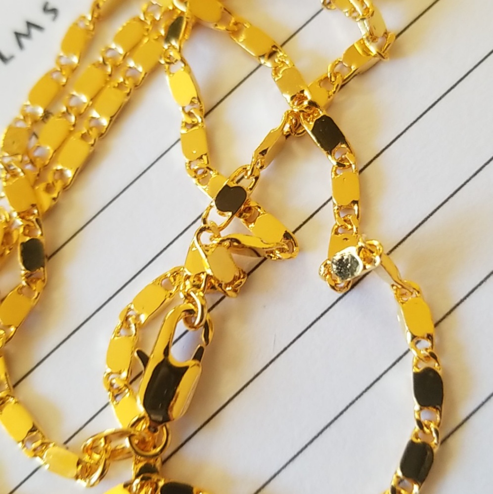 17 inch gold necklace